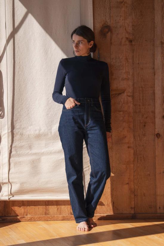  왈츠 데님 팬츠 캐럿 진 - WALTZ