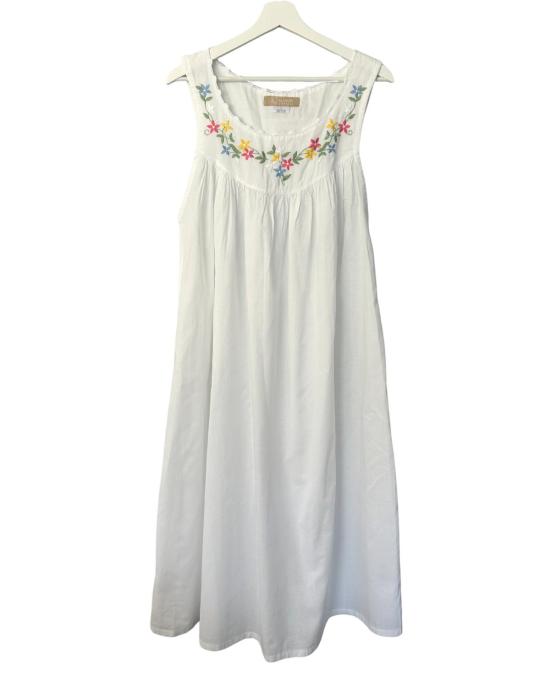  Maison d'Haiti 라운지 웨어 메종 다티 믹스 플라워 갈란드 나이트가운