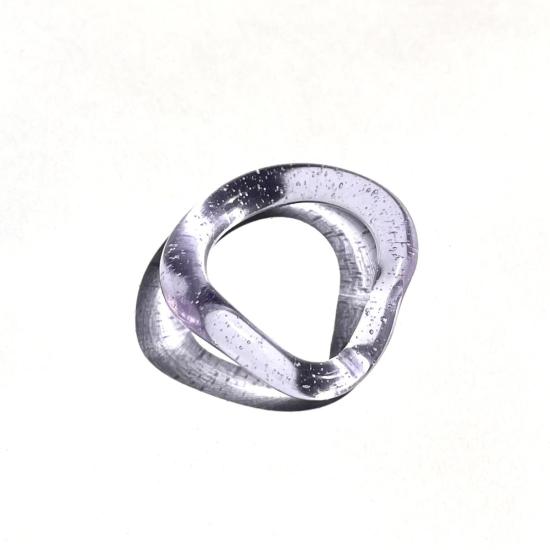  JANE D'ARENSBOURG 반지 제인 다렌스버그 웨이브 링 라일락