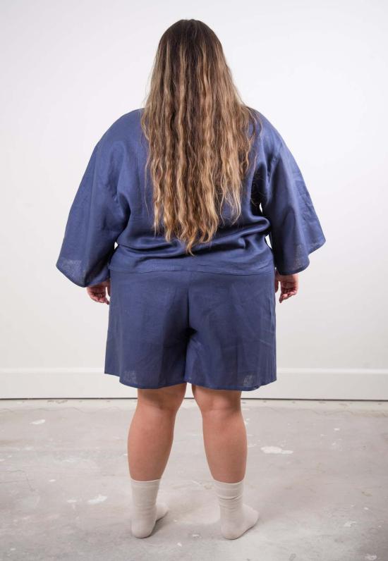  Sønderhaus 라운지 웨어 리넨 세트 네이비 - OTHER BRANDS