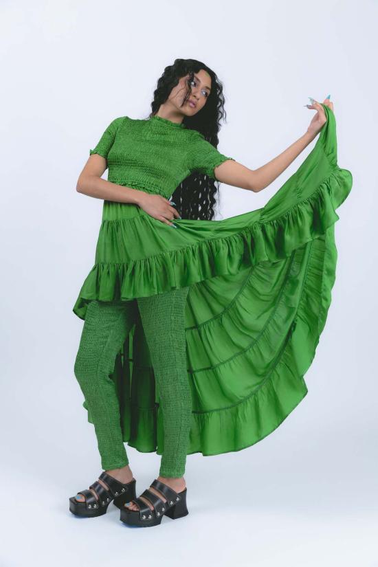  Abacaxi 스트레이트 팬츠 아바카시 실키 스목 레깅스 - OTHER BRANDS