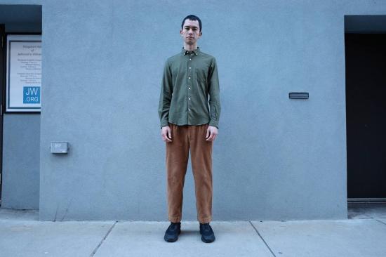  Steven Alan 수트 팬츠 스티븐 앨런 펀드 팬트 카라멜 - OTHER BRANDS