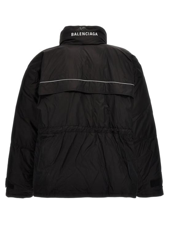  발렌시아가 패딩 랩 파카 블랙 - BALENCIAGA