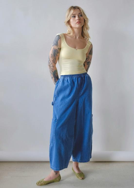  밀스 크롭 팬츠 - MEALS