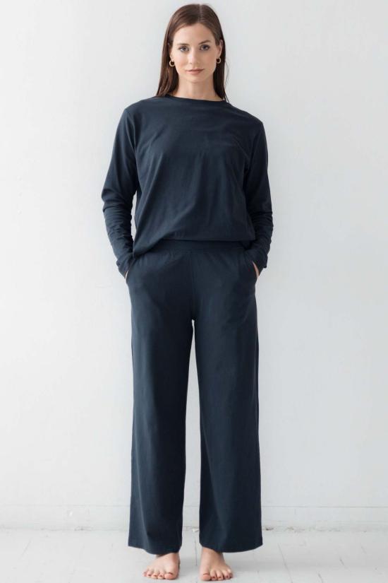  살루아 란제리 긴팔 티셔츠 , 기모 피마 코튼 소재