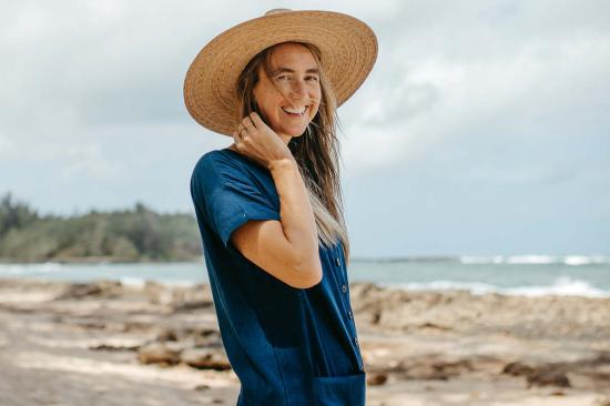  Happy French Gang 점프수트 Happyfrenchgang 반팔 라이트  인디고 - OTHER BRANDS