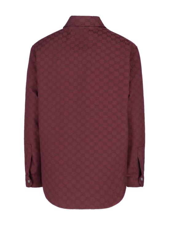  구찌 자켓 GG 슈프림 지퍼 재킷 레드 - GUCCI