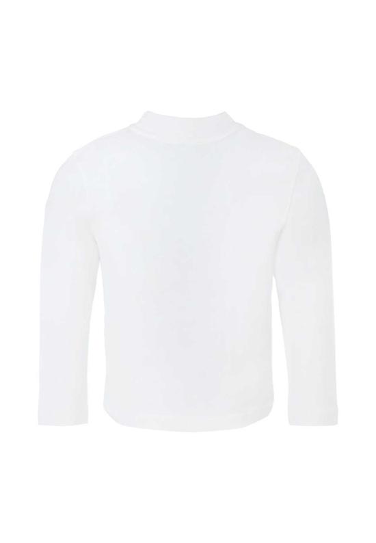  [키즈] 랑방 트레이닝 상의 로고가 있는 아동용 흰색 티셔츠 - LANVIN