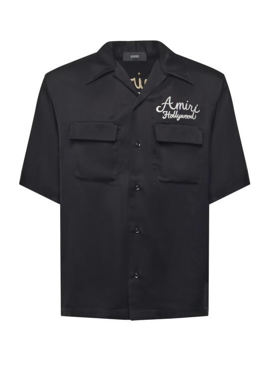  아미리 반팔 셔츠 할리우드 코튼  블랙