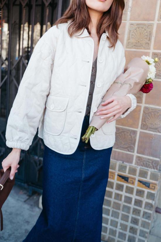  Whimsy + Row 데님 자켓 윔지 + 로우 리암 재킷 내추럴