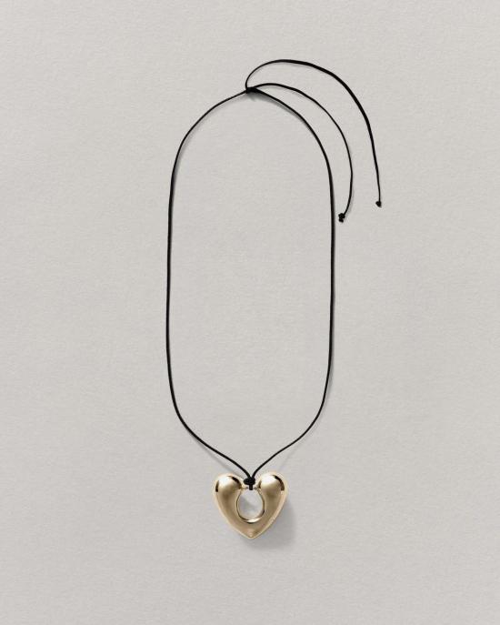  아니카 이네즈 목걸이/팬던트 오픈 하트 펜던트 골드/실버 - ANNIKA INEZ