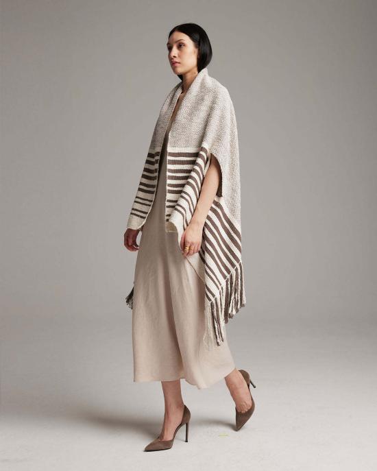  보즈 가디건 쁘띠 캐스케이드 랩 아이보리/카페/블랙/아이보리 - VOZ