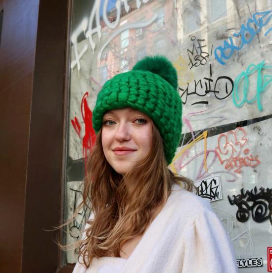  Mischa Lampert 모자 미샤 램퍼트 켈리 비니 폼스터 + 그린 Xl 폼