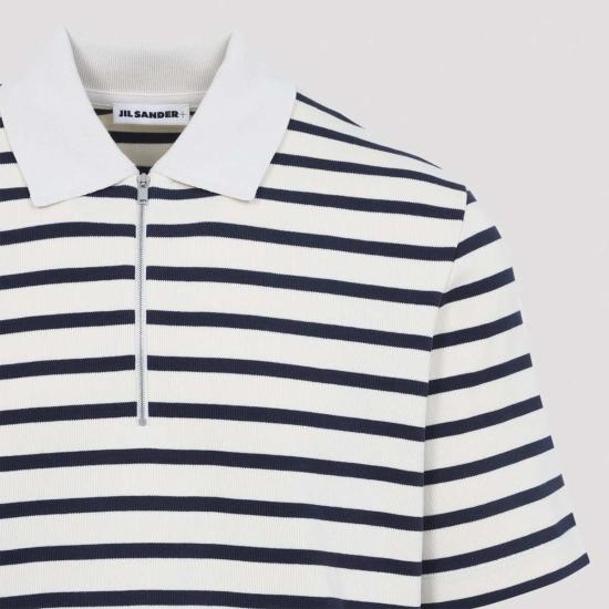  질샌더 폴로 티셔츠 질 샌더 코튼 티셔츠 마리니에르 - JIL SANDER