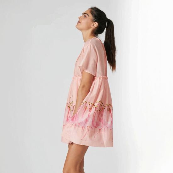  Rachel Antonoff 숏 원피스 레이첼 안토노프 하워드 드레스 핑크 - OTHER BRANDS