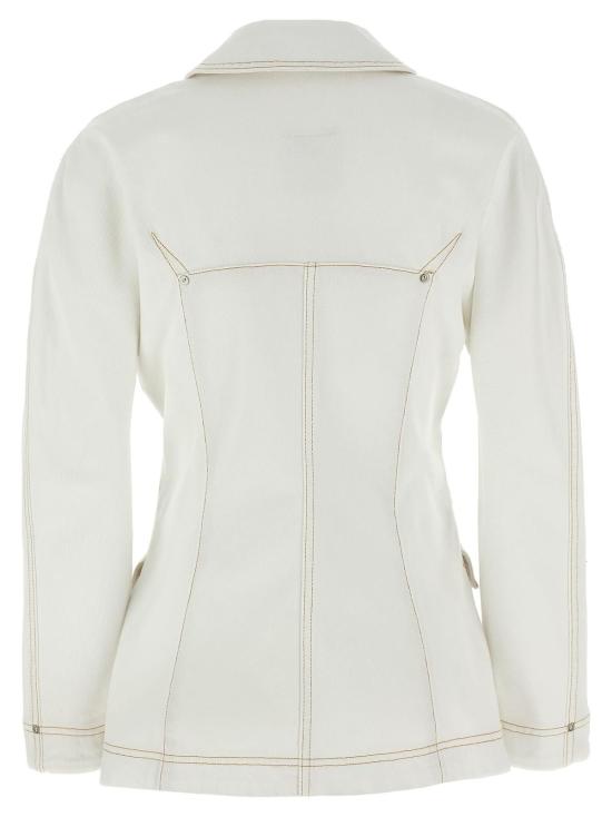  지방시 데님 자켓 데님 재킷 화이트 - GIVENCHY