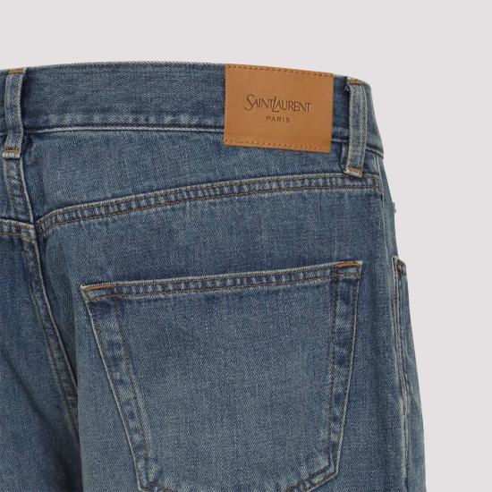  생로랑 데님 팬츠 믹 롱진스 노르웨이 블루 - SAINT LAURENT