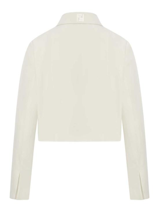  펜디 트렌치 코트 블루종 울 코튼  쉘 - FENDI