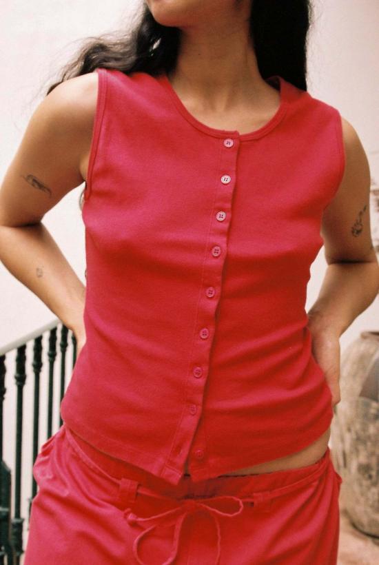  질 로드리게즈 가디건 길 로드리게즈 소피 슬리브리스 - GIL RODRIGUEZ