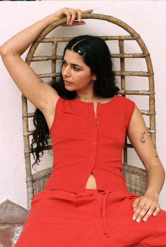  질 로드리게즈 가디건 길 로드리게즈 소피 슬리브리스 - GIL RODRIGUEZ