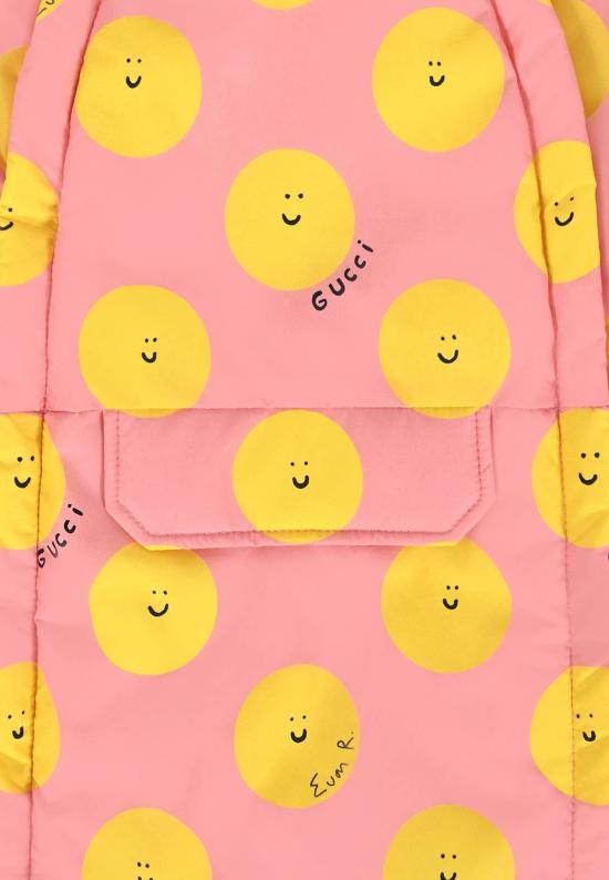  [키즈] 구찌 자켓 아동용  윈드브레이커 재킷 핑크색 - GUCCI