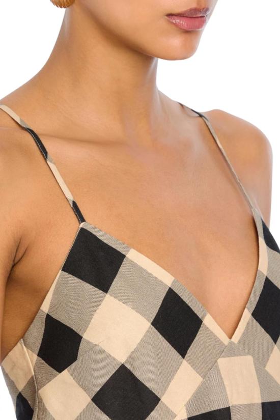  세로야 숏 원피스 Ser.O.Ya 샨티 리넨 미니 드레스 - SER.O.YA