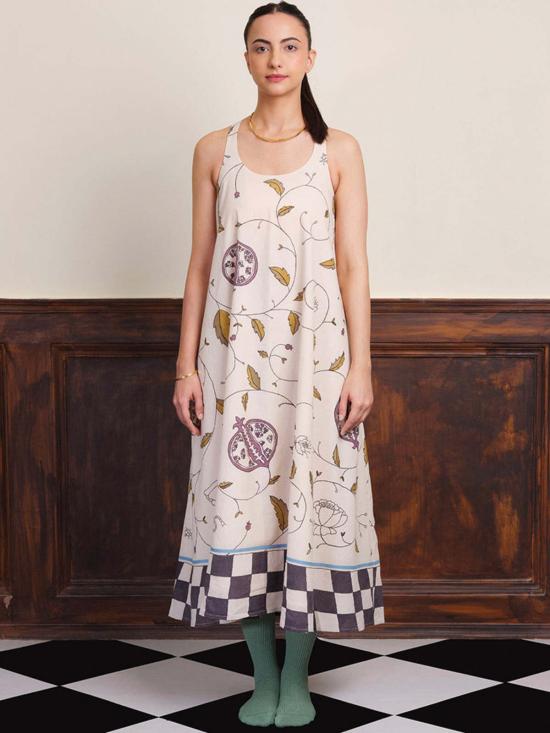  이키비 롱 원피스 보태니컬스 맥시 드레스