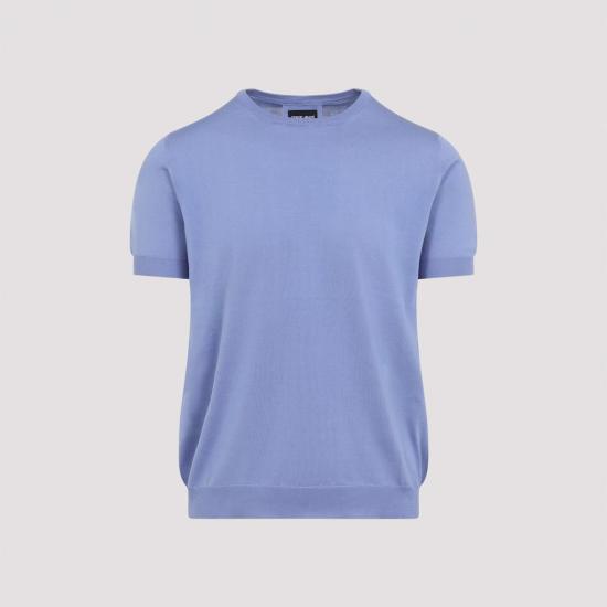  조르지오 아르마니 스웨터 실크 풀오버  라벤더 - GIORGIO ARMANI