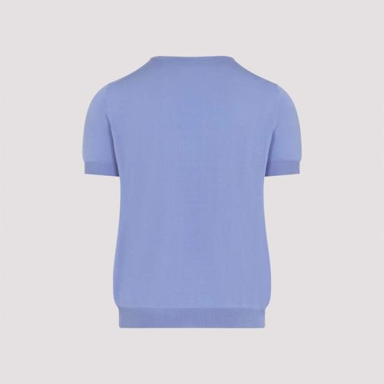  조르지오 아르마니 스웨터 실크 풀오버  라벤더 - GIORGIO ARMANI