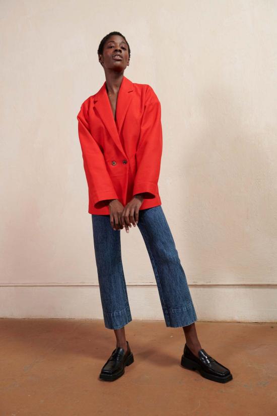  마리아 스탠리 수트 자켓 로닌 블레이저 피킬로