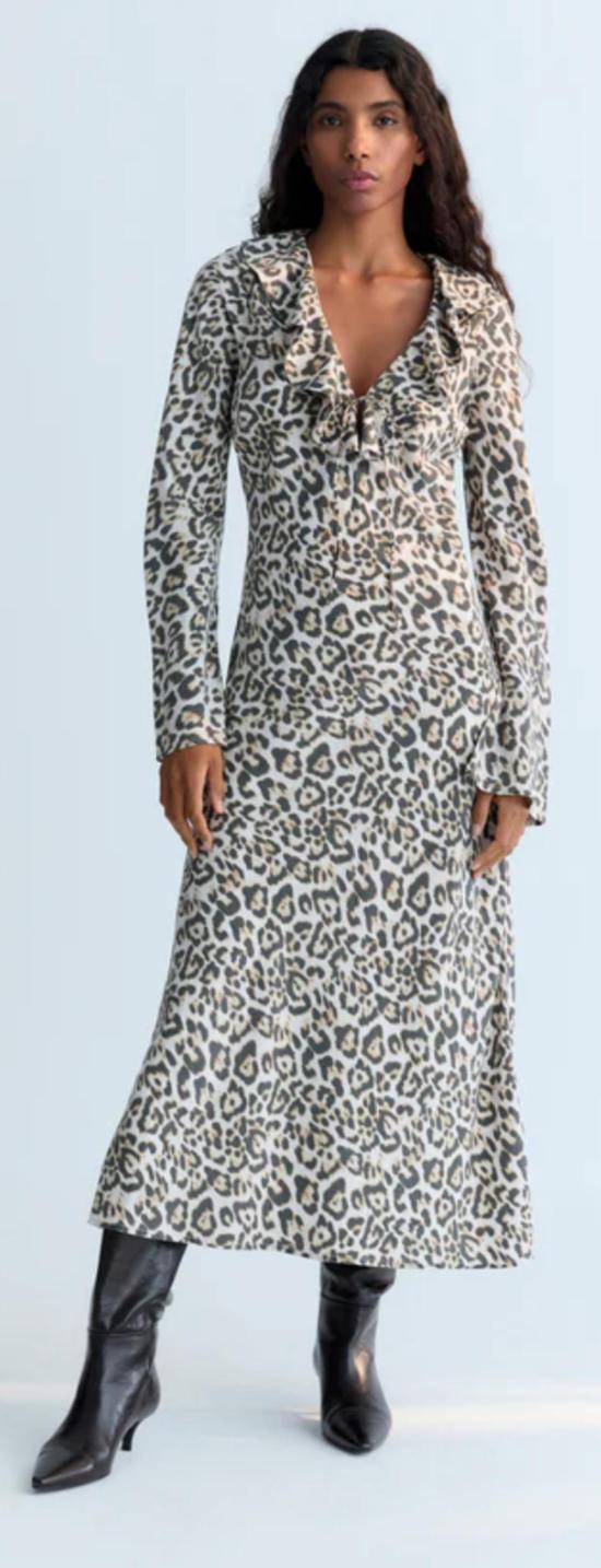  더뉴소사이어티 롱 원피스 뉴 소사이어티 넬리아 드레스 넬리아 프린트