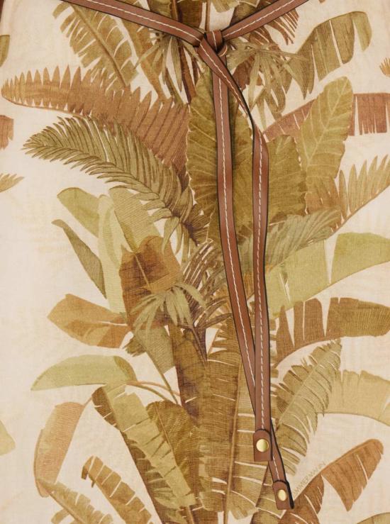  짐머만 미디 원피스 어센션 미디 드레스 브라운 - ZIMMERMANN