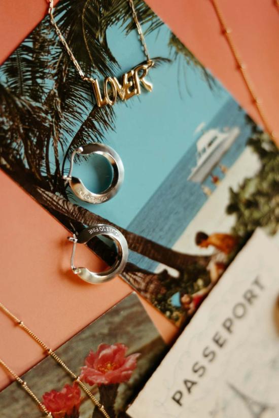  시에라 윈터 주얼리 이어링 마일 하이 후프  스털링 실버 - SIERRA WINTER JEWELRY