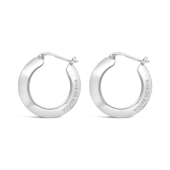  시에라 윈터 주얼리 이어링 마일 하이 후프  스털링 실버 - SIERRA WINTER JEWELRY