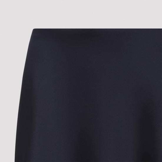  랄프 로렌 롱 스커트 마시나 맥시 A라인 스커트 아이콘 네이비 - RALPH LAUREN