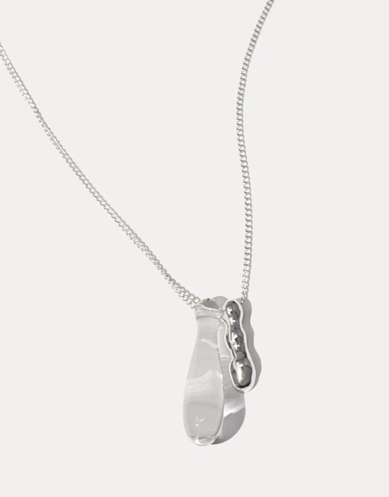  클레드 목걸이/팬던트 드롭 카운츠 목걸이 (은) - CLED