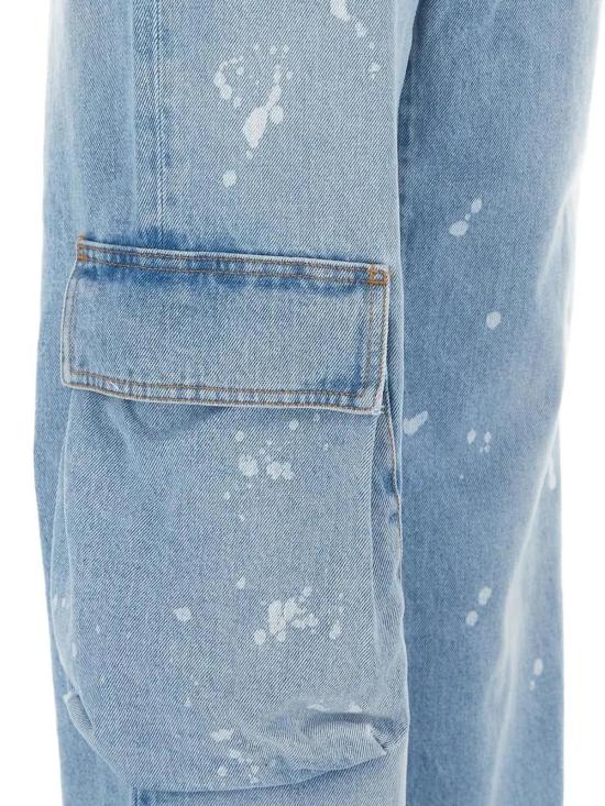  오프화이트 데님 팬츠 토이박스 진 라이트 워시 - OFF WHITE