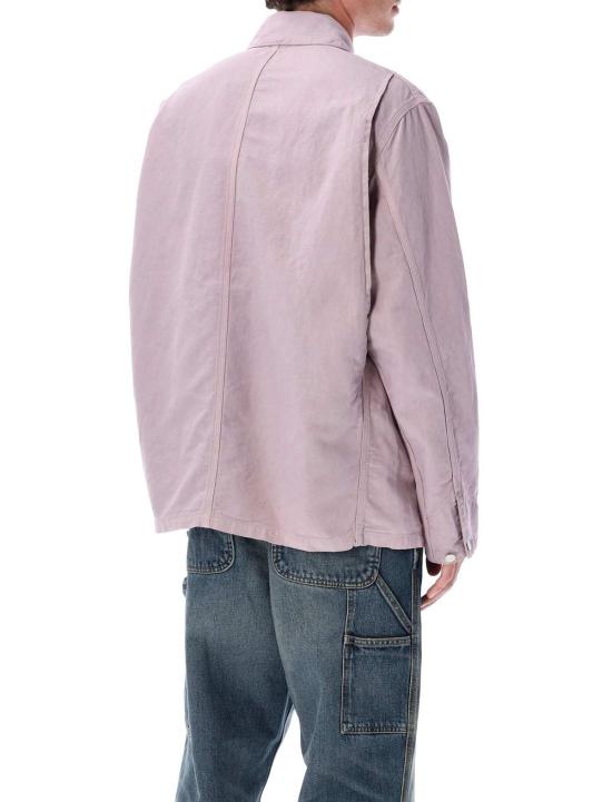  칼하트 자켓 카하트 월터 코튼 린넨 작업복 코트 핑크 포그 - CARHARTT