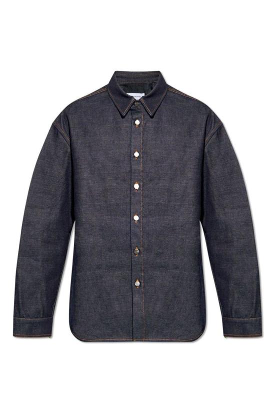  살바토레 페라가모 데님 팬츠 페라가모 긴팔 데님 셔츠 블루