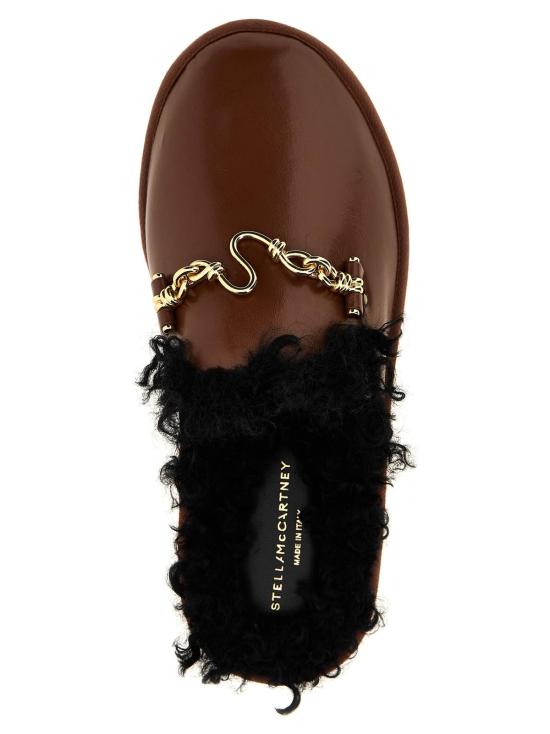  스텔라 맥카트니 뮬/슬리퍼 스텔라 매카트니 백리스 라이더 사보츠 브라운 - STELLA MCCARTNEY
