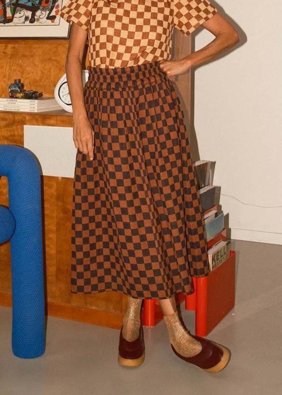  에이스 앤 지그 미디 스커트 에이스앤지그 라라  리즌 - ACE & JIG