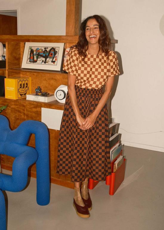  에이스 앤 지그 미디 스커트 에이스앤지그 라라  리즌 - ACE & JIG