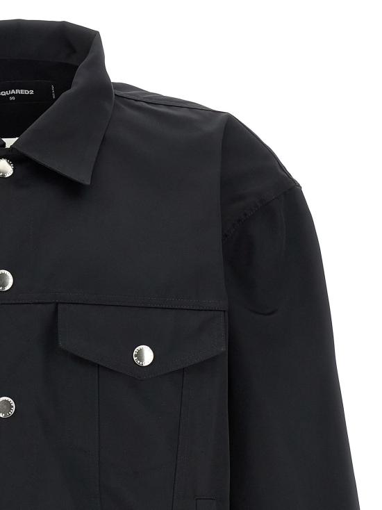  디스퀘어드2 자켓 Dsquared2 Ever Jean D2 재킷 블랙 - DSQUARED2