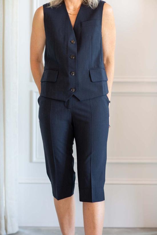  비르기테 허스카인드 베스트 Herskind 아틀라스 조끼 네이비 멜란지 - BIRGITTE HERSKIND