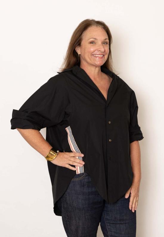  Good Company 셔츠 굿 컴퍼니 리본 파티 인 더 백 버튼다운 셔츠 - GOOD COMPANY