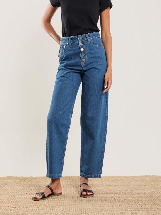  나지라 데님 팬츠 케르미나 진 - NAZEERAH