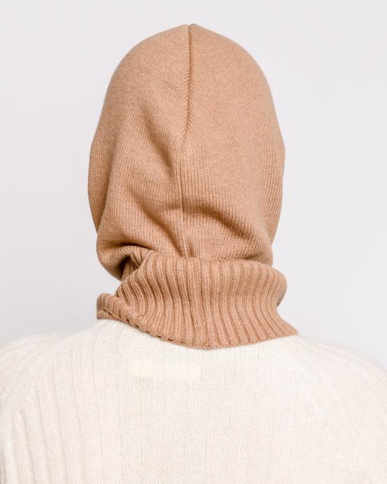  리타 모자 로우 마일리 니트 바클라바 카멜 - RITA