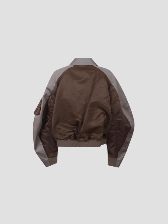 26SS 사카이 긴팔 셔츠 2608303 606 BROWN GRAY - SACAI