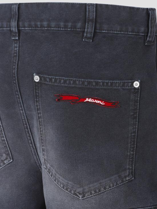 26SS 마르니 스트레이트 팬츠 PUMU0325GXUSCY63 00N99 BLACK - MARNI