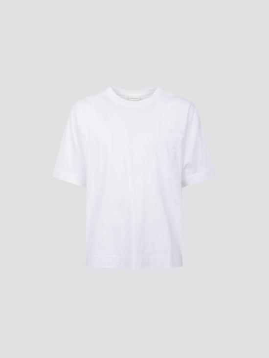 26SS 드리스 반 노튼 반팔 티셔츠 211103603 001 WHI